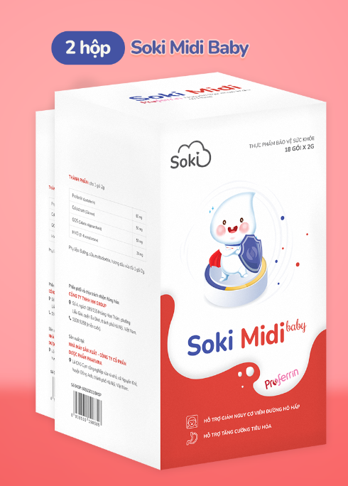 COMBO 2 HỘP SOKI MIDI BABY - TĂNG ĐỀ KHÁNG TỰ NHIÊN