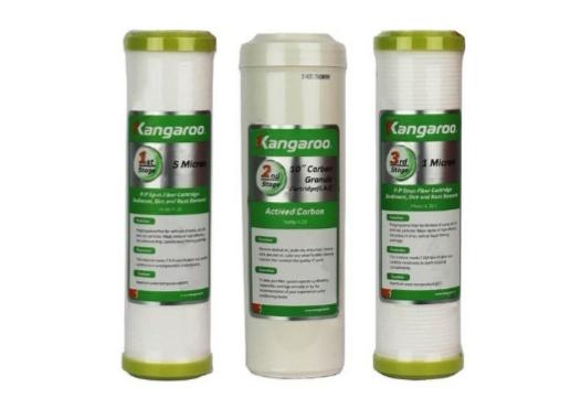 Bộ Lõi Lọc Nước 123 Kangaroodùng Được Cho Tất Cả Máy Lọc RO LY 10 IN