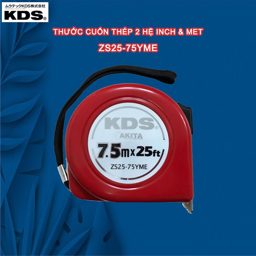 Thước cuộn nhật bản kds 2 hệ inch + met