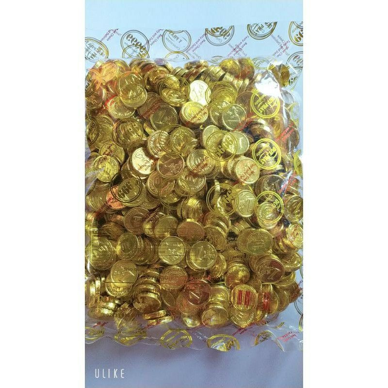 bịch 1kg kẹo sô cô la đồng tiền 2 loại ( sỉ đồ trẻ em)