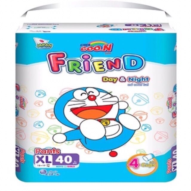 Bỉm Goon Friend quần XL40 miếng