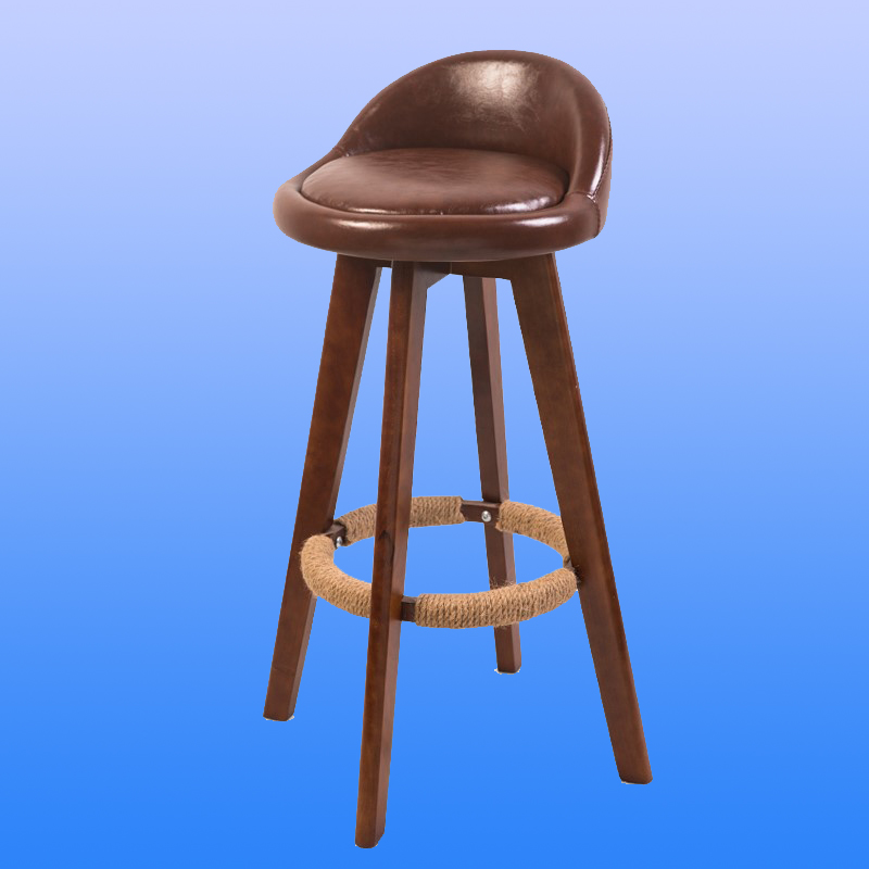 Ghế Quầy Bar 06 - Ghế Cafe Chân Hợp Kim Mạ xoay 360 độ nhập khẩu nguyên chiếc