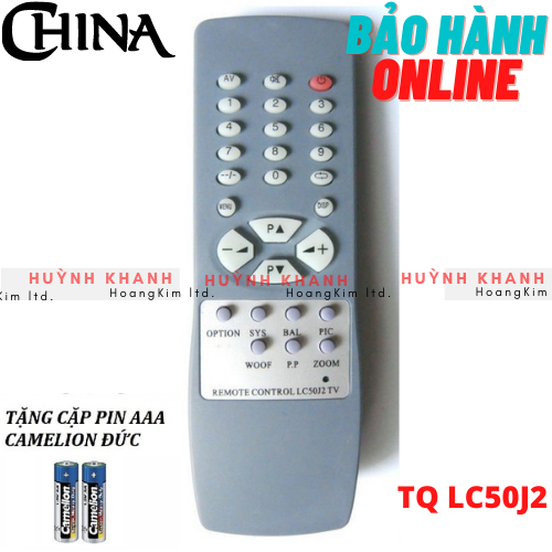 REMOTE TV TRUNG QUỐC (ĐỜI CŨ) LC50J2 BỀN ĐẸP CHÍNH HÃNG