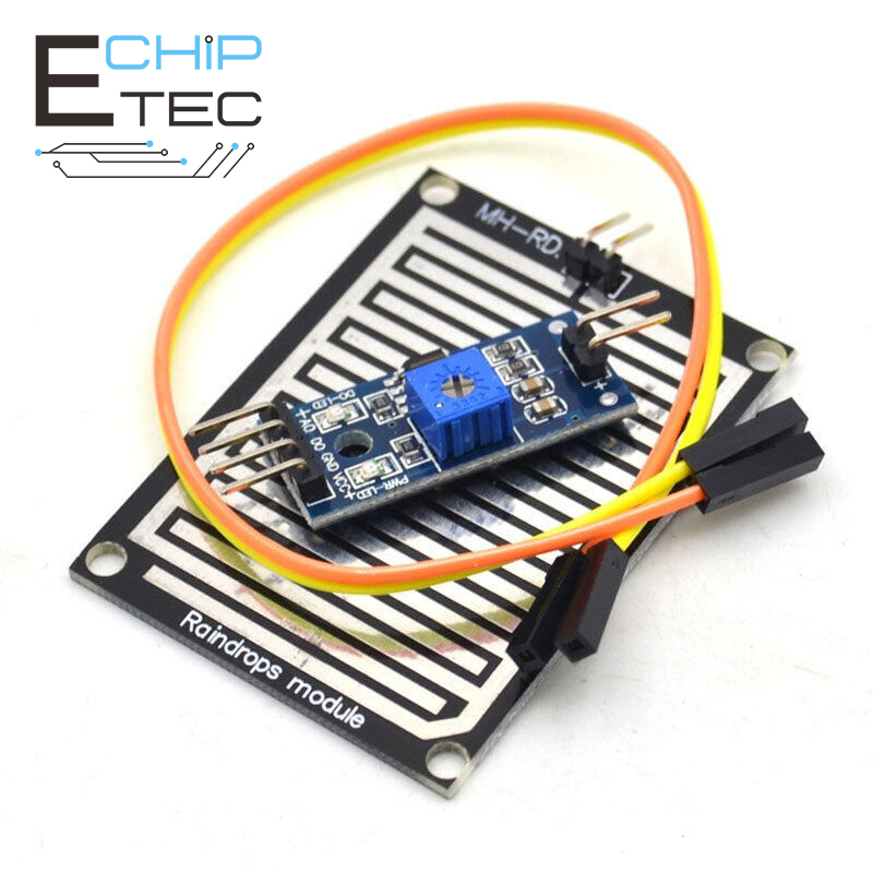 Mô-đun cảm biến phát hiện giọt mưa dc 3.3v-5v mô-đun thời tiết mưa hai mặt cho arduino robot bộ tự làm xe hơi