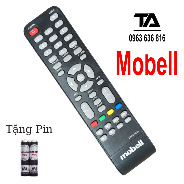 Remote Điều khiển tivi Mobell