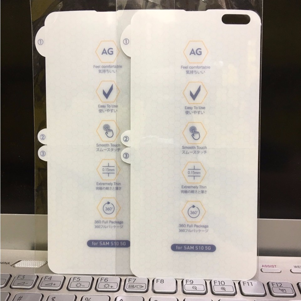 Miếng Dán PPF Chống Vân Tay Cho Samsung Galaxy S10 5G, Dán Màn Hình Samsung