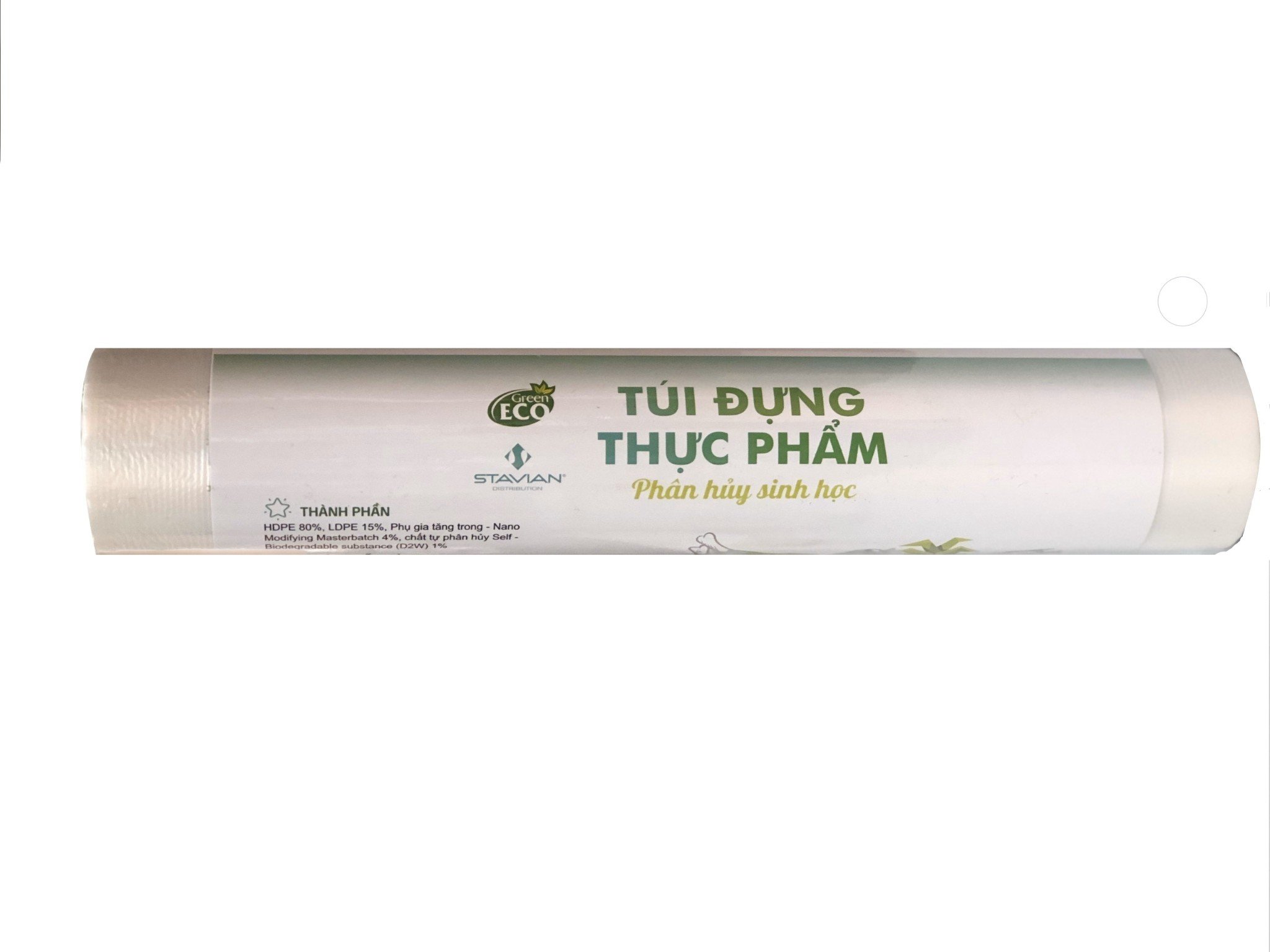 Túi đựng thực phẩm green eco tự hủy sinh học 17 x 28 x 100 cái/cuộn
