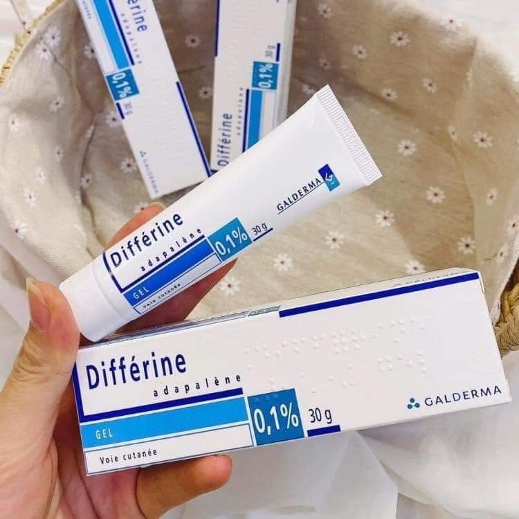 [Chính hãng] Kem bôi mụn DIFFERINE Adapalene 0.1% - 30g nội địa Pháp