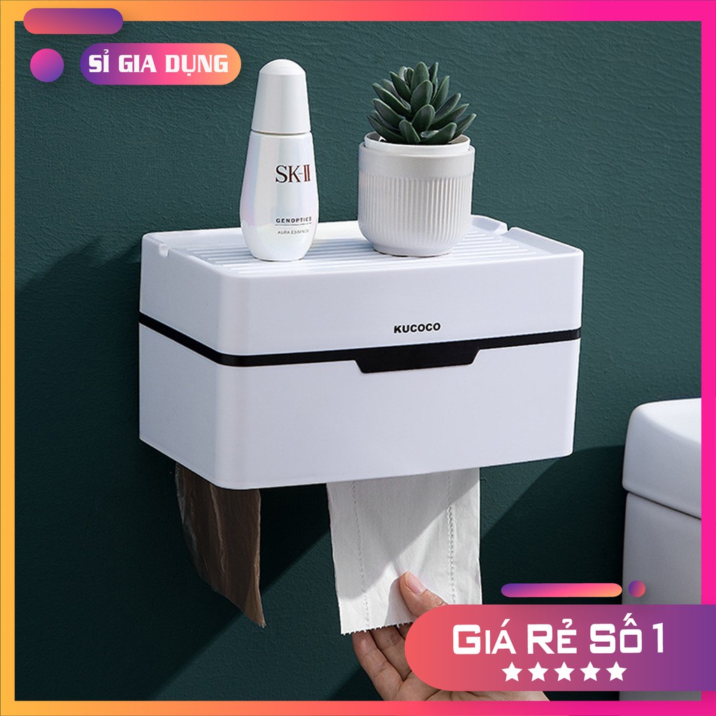Hộp để giấy vệ sinh dán tường cao cấp
