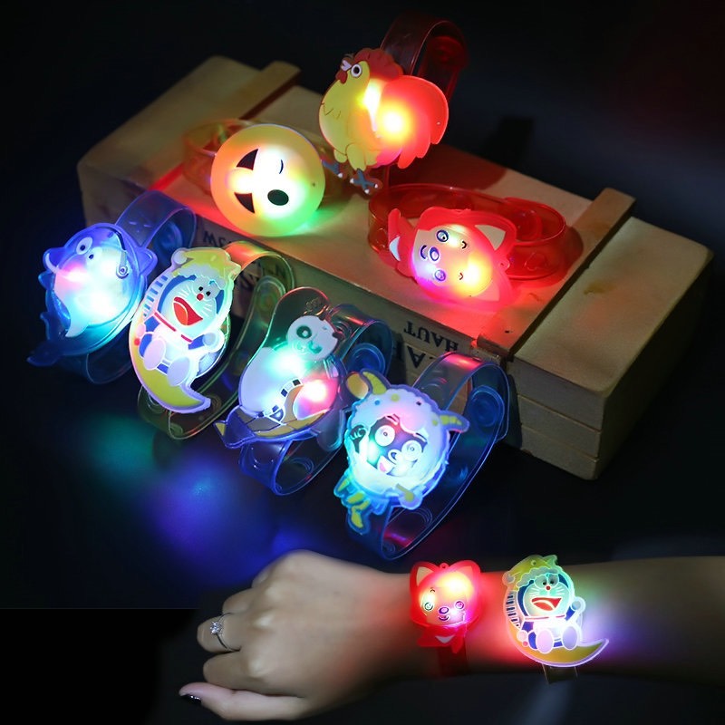 Đồ chơi trẻ em đồng hồ, nhẫn đeo tay trẻ em có đèn LED