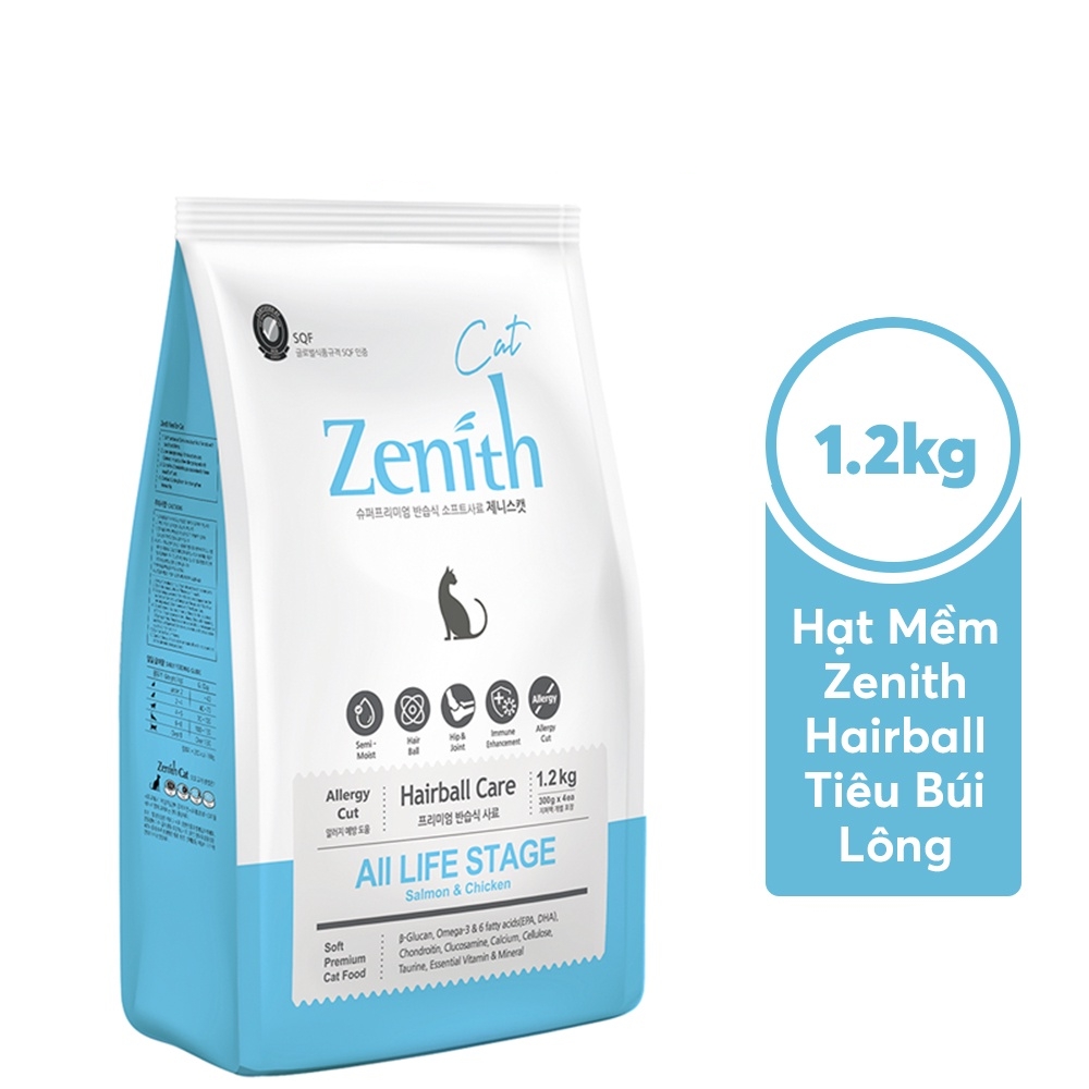 Hạt Mềm Zenith Hairball Tiêu Búi Lông Cho Mèo