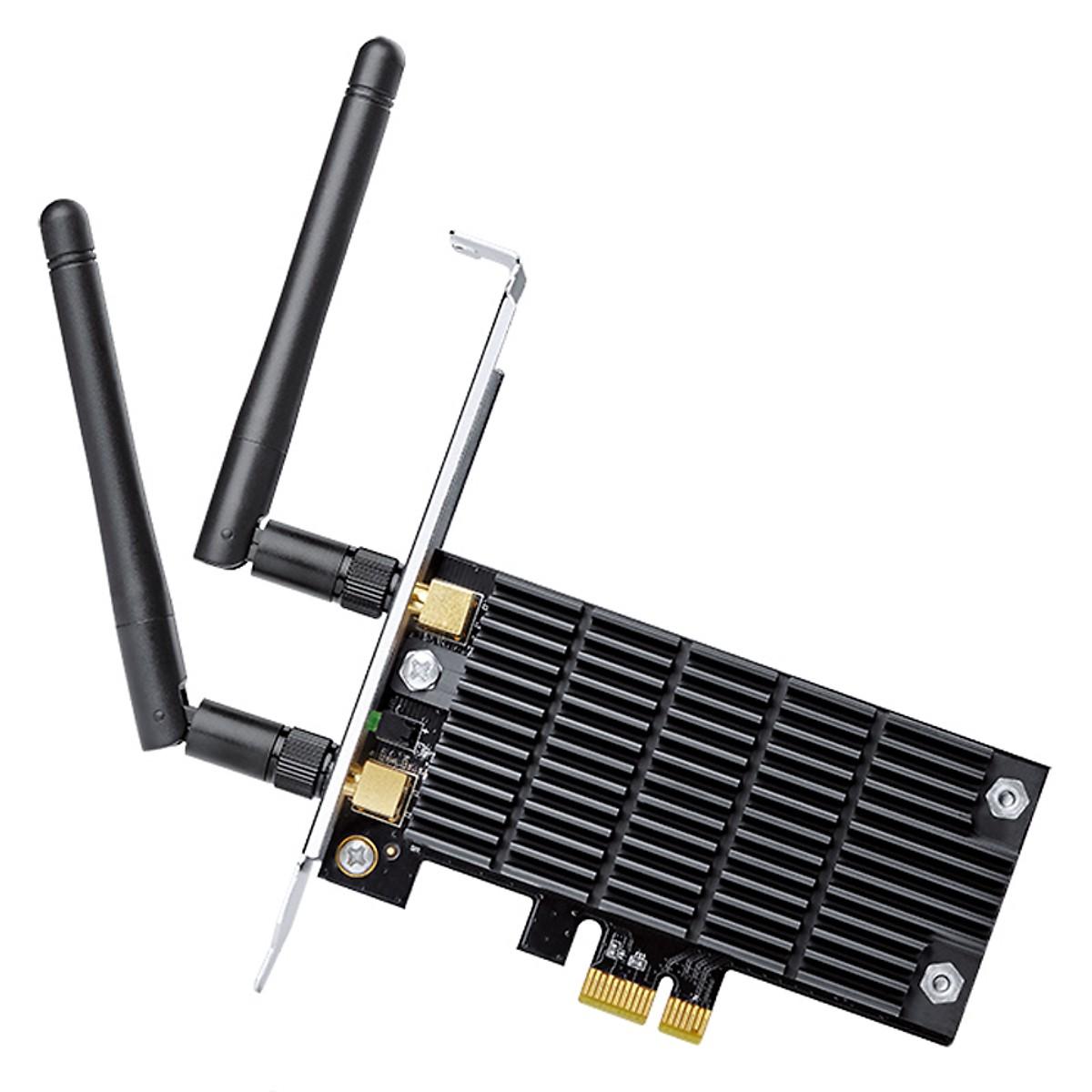 Tp-link archer t6e - bộ chuyển đổi pci express không dây băng tần kép ac1300