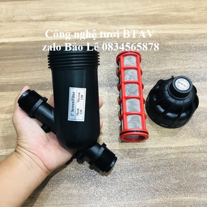 Lọc nước phi 34mm – Đen lõi màng