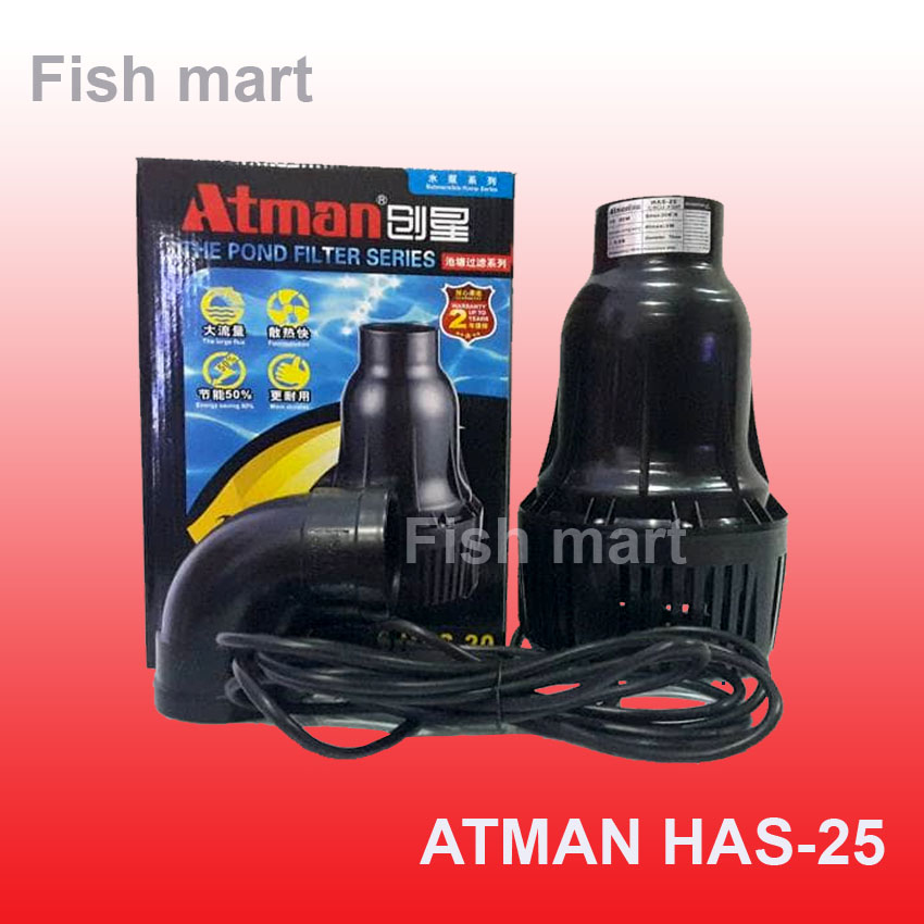 Premium J2 Atman has25 aquarium pump-ultra durable, energy saving!