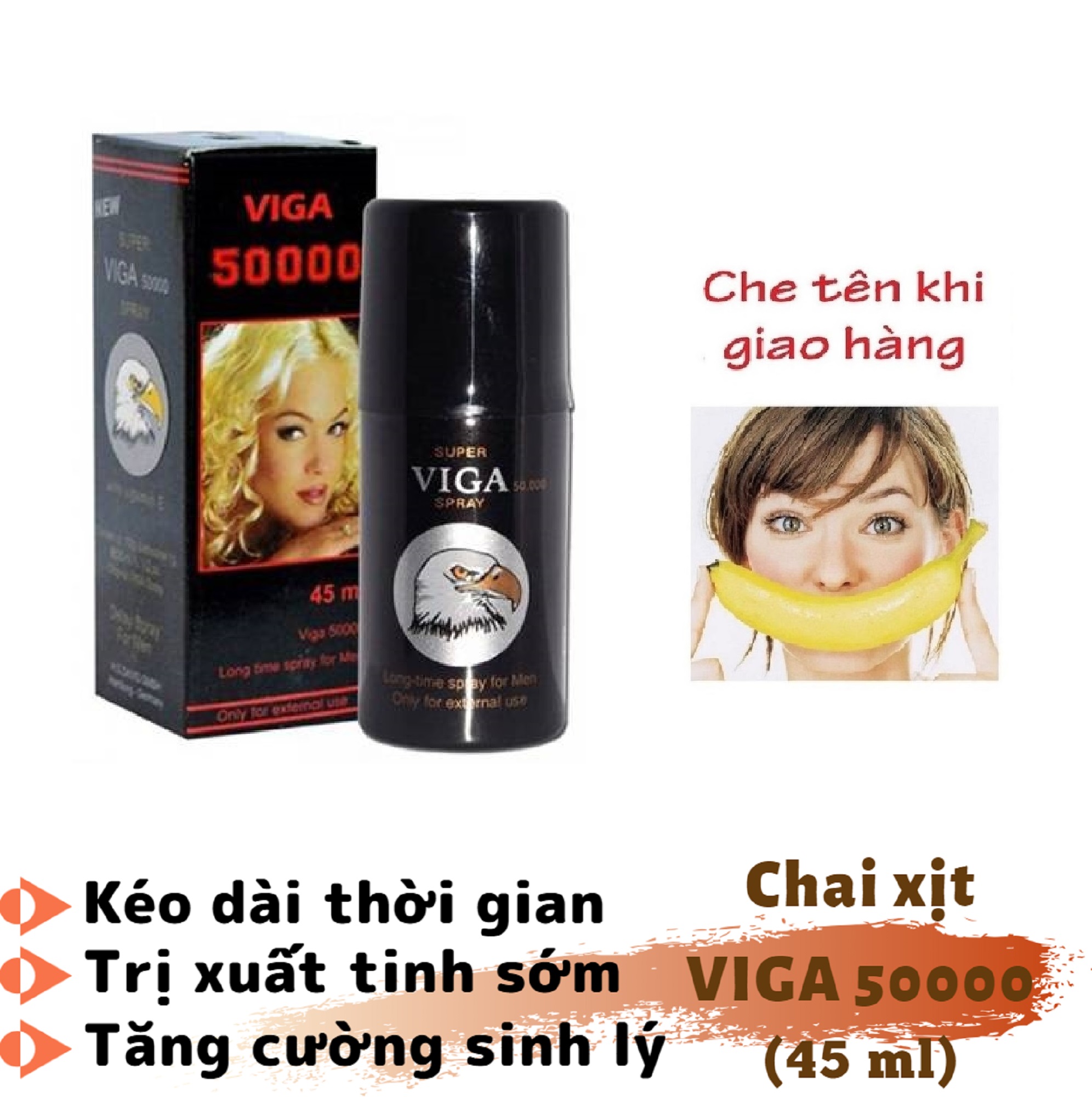 Chai xịt viga 50000 đức cao cấp nam - hàng chính hãng