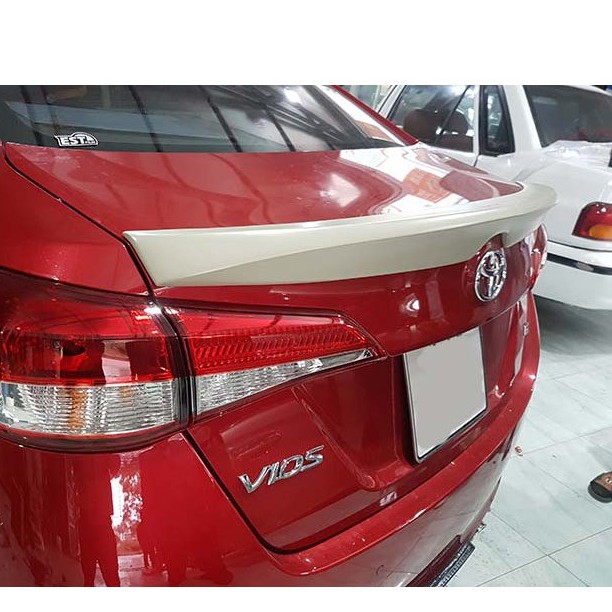 Đuôi gió liền cốp xe toyota vios 2019- 2020- 2021 2022 hàng mộc chưa sơn , tặng kèm băng keo 3.m