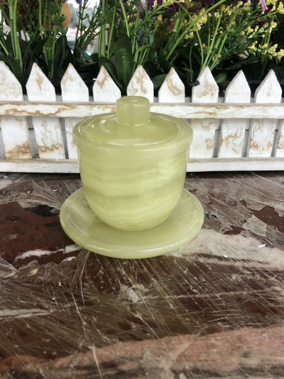 Chén, ly uống trà đá ngọc onyx