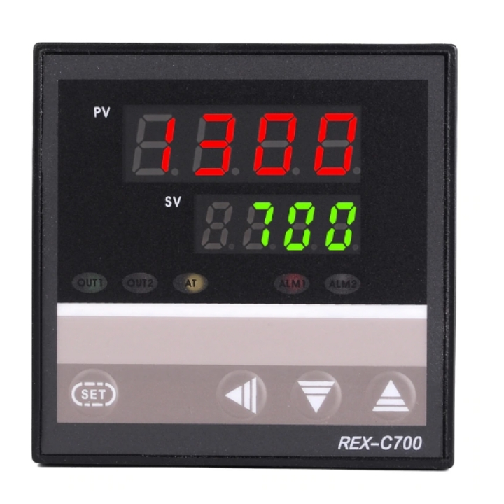 Bộ điều khiển nhiệt độ c700, đồng hồ nhiệt độ ngõ ra relay hoặc ssr điện áp 220vac, nhiệt độ 400°c, 1300°c