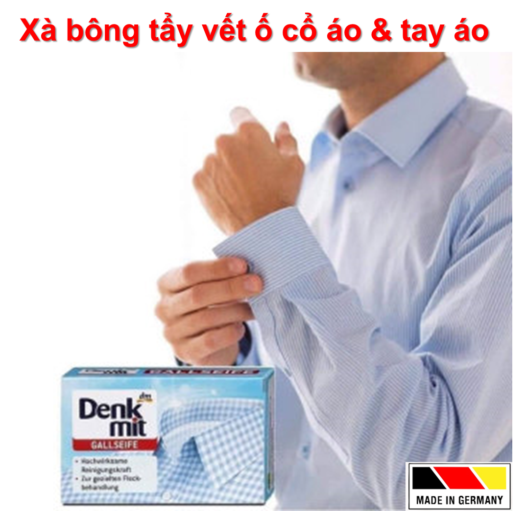 [HCM]Xà bông tẩy vết vàng ố trên áo Denkmit _ Đánh bay các vết ố vàng cứng đầu trên áo