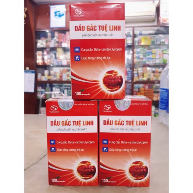 Dầu gấc Tuệ Linh - tăng cường thị lực