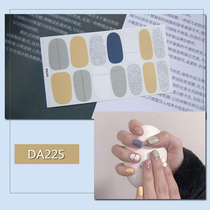 [Hoàn tiền 6%]Sticker dán trang trí móng tay họa tiết dễ thương mã DA221 - DA240