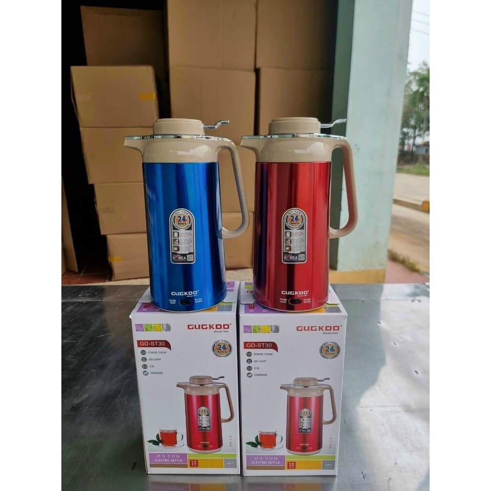 Bình đun siêu tốc cuckoo st30-dung tích 3 lít- giữ nhiệt 2 lớp
