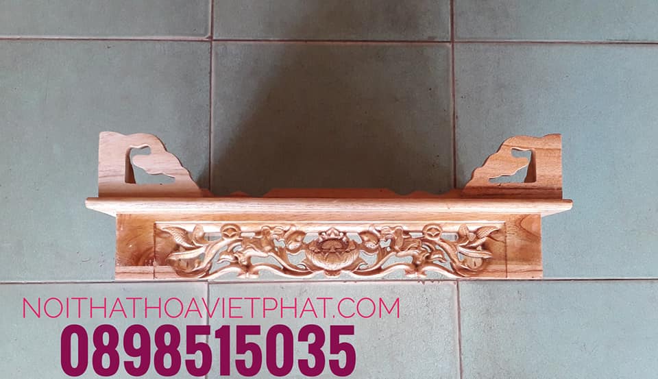 Bàn thờ treo tường Hoa Sen 50cm