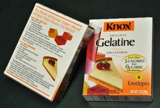 Bột gelatin knox hộp 1oz , 4 gói x 0.25oz - nhập khẩu mỹ