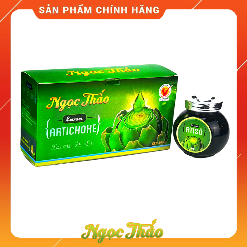 Hộp Cao Atiso lá tươi Ngọc Thảo 300 gram (2 hủ x 150g)
