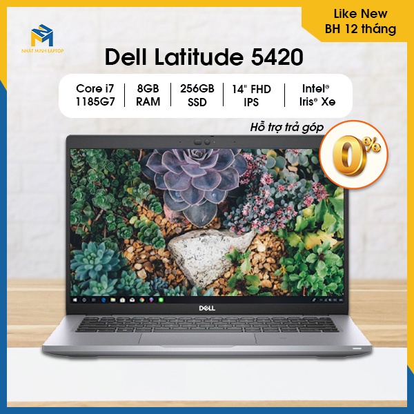 Laptop Dell Latitude 5420 Core i7 - 1185G7 | Ram 8GB | SSD 256GB | 14" FHD | Năm 2021