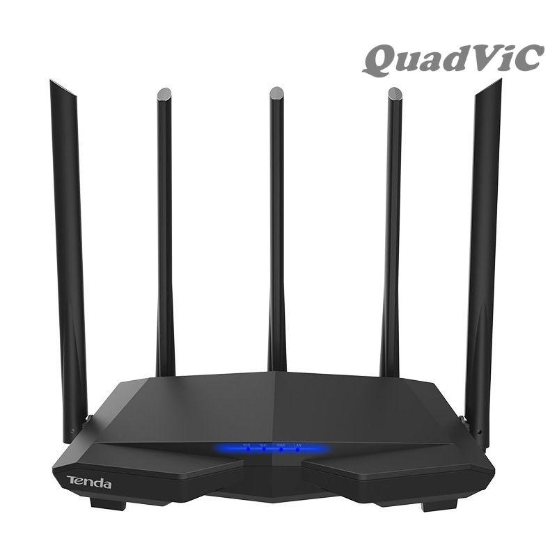 [HCM]Router và Repeater đa năng Bộ Phát Wifi AC7 Tenda 1200 Mbs Dual Band 2.4Ghz và 5 Ghz 5 Râu Xuyên Tường + Dây Nguồn N168