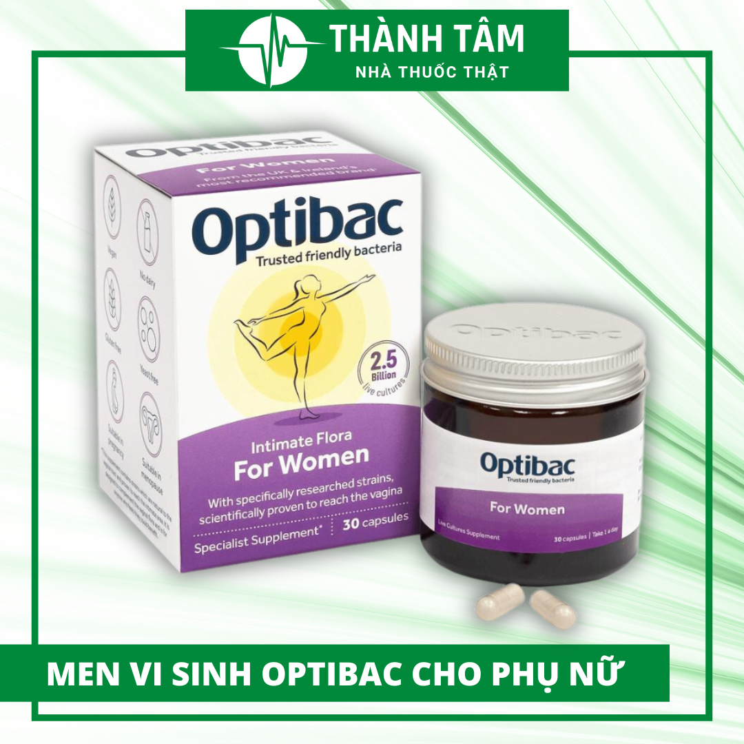 Men vi sinh Optibac Probiotics for women