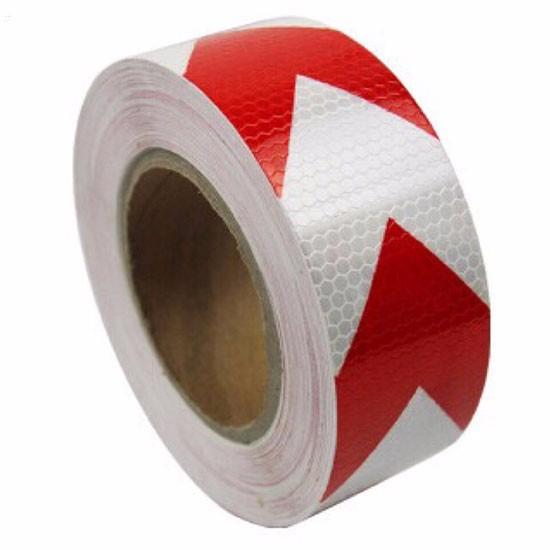 Băng keo phản quang Mũi Tên Lớn, Đỏ phối Trắng phụ tùng hùng lỳ
