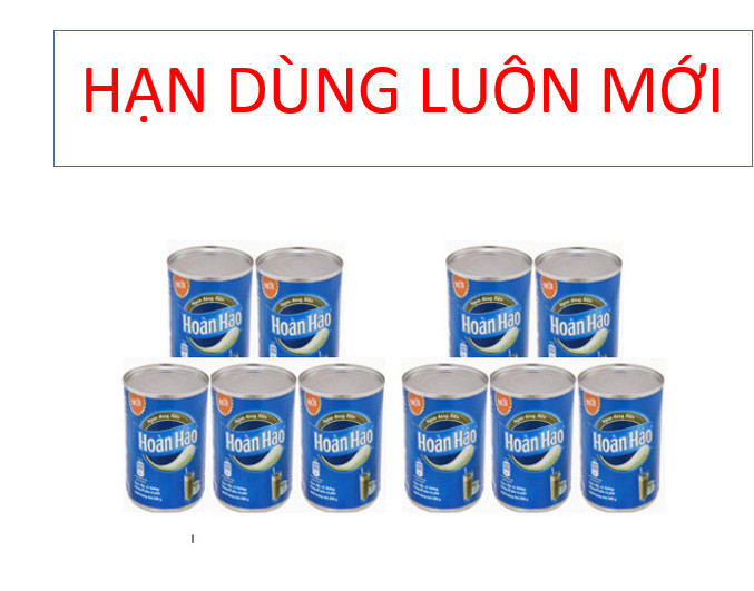 Sữa đặc hoàn hảo, combo 10 lon sữa đặc nguyên kem giá 210k, hạn dùng xa