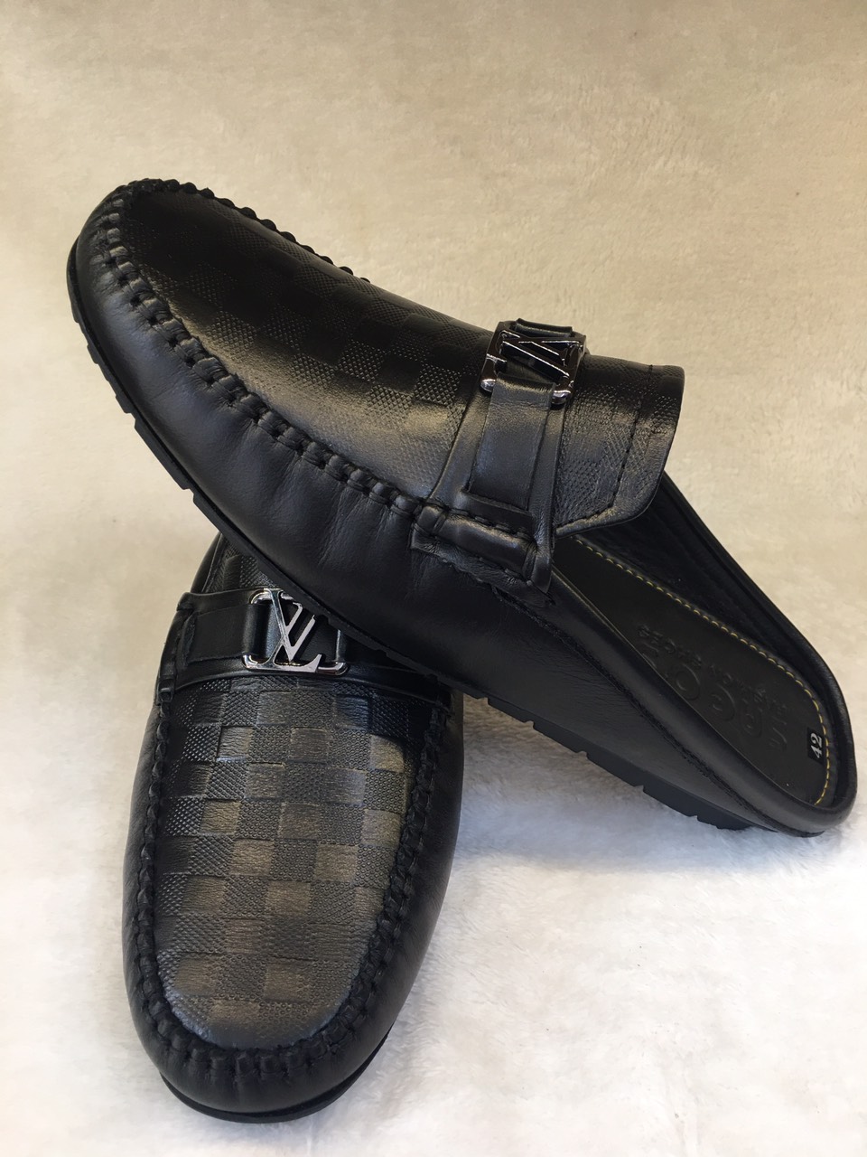 Giày sục Nam Da Bò cao cấp sapo nam trẻ trung năng động,Giày hở gót-S77 Giày SAGO’S