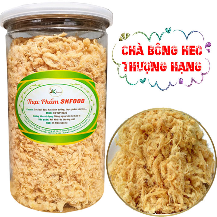 Chà bông heo loại thượng hạng đảm bảo an toàn thực phẩm hiệu SK FOOD 150G