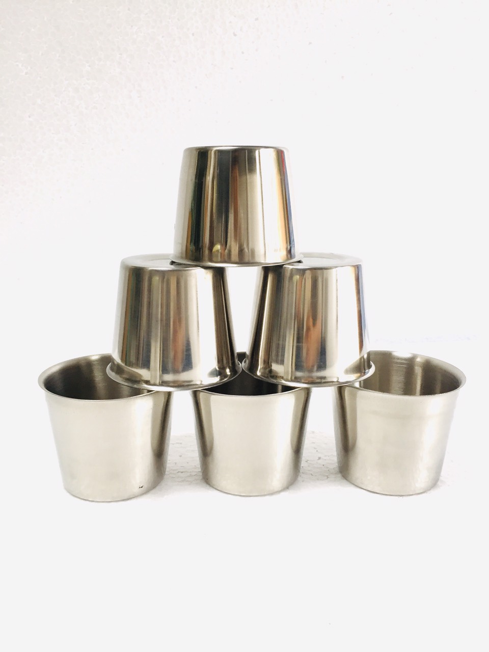 Bộ 5 ly làm đá inox Rainy từ 7cm đến 10cm-msclv