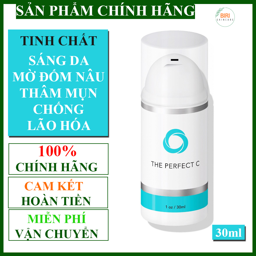 [HCM][The Perfect Derma Peel] Serum 20% Vitamin C Dưỡng Sáng Da Chống Lão Hóa Mờ Thâm Nám The Perfect C (30ml)