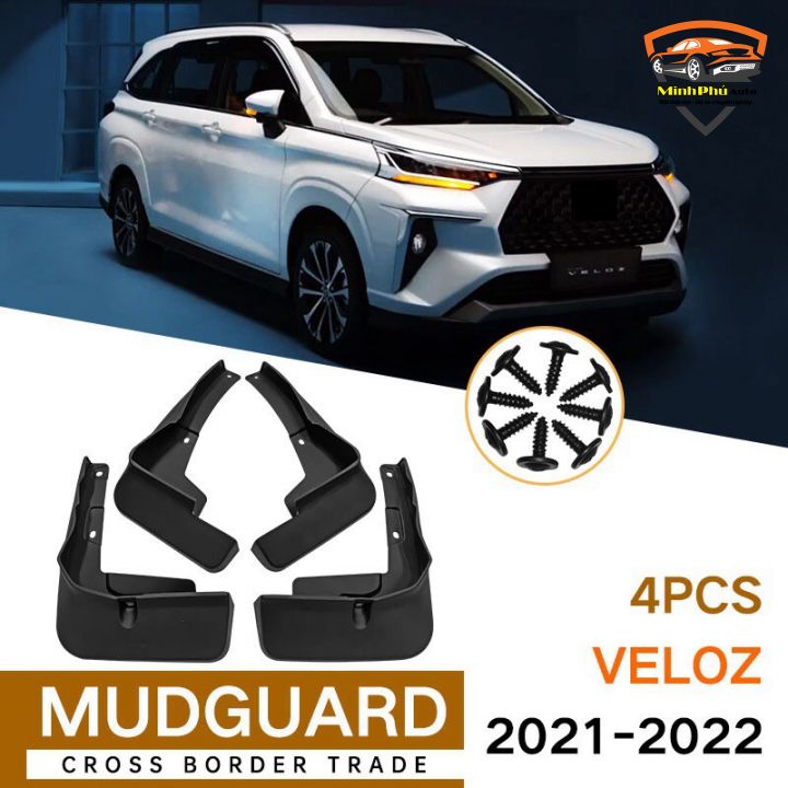 Tấm chắn bùn bền bỉ cao cấp dành cho xe toyota veloz 2022