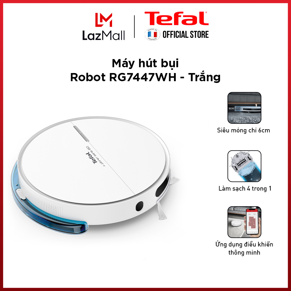 Robot hút bụi lau nhà Tefal RG7447WH - Gian hàng chính hãng bảo hành 2 năm