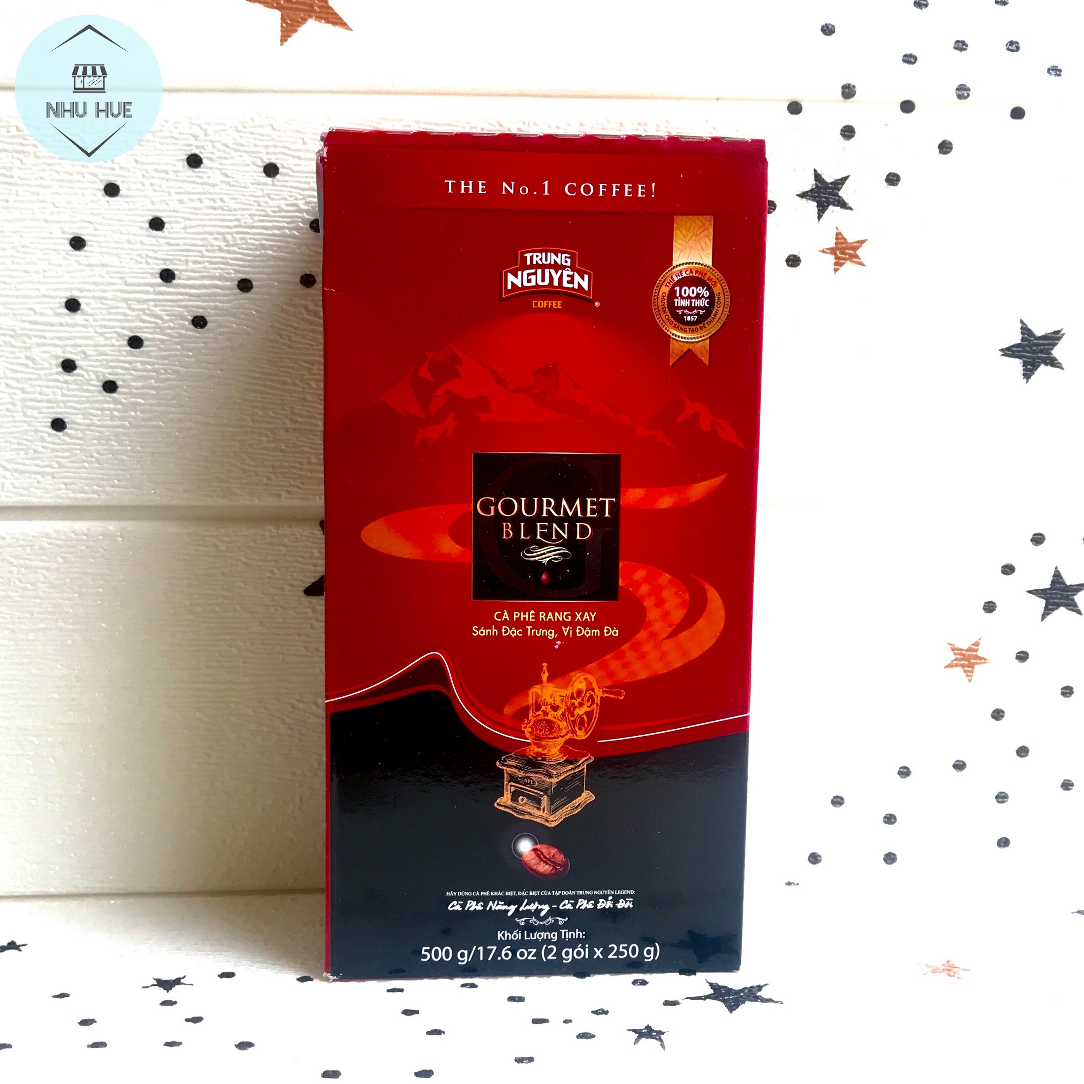 Cà phê pha phin Trung Nguyên Gourmet Blend (Hộp 500g)