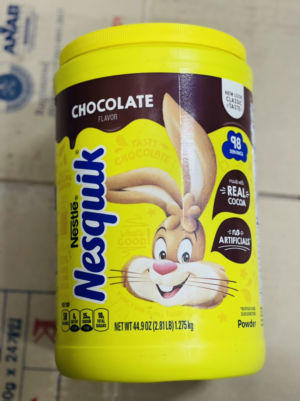 Bột cacao nestle nesquik chocolate 1.275kg/hộp - usa