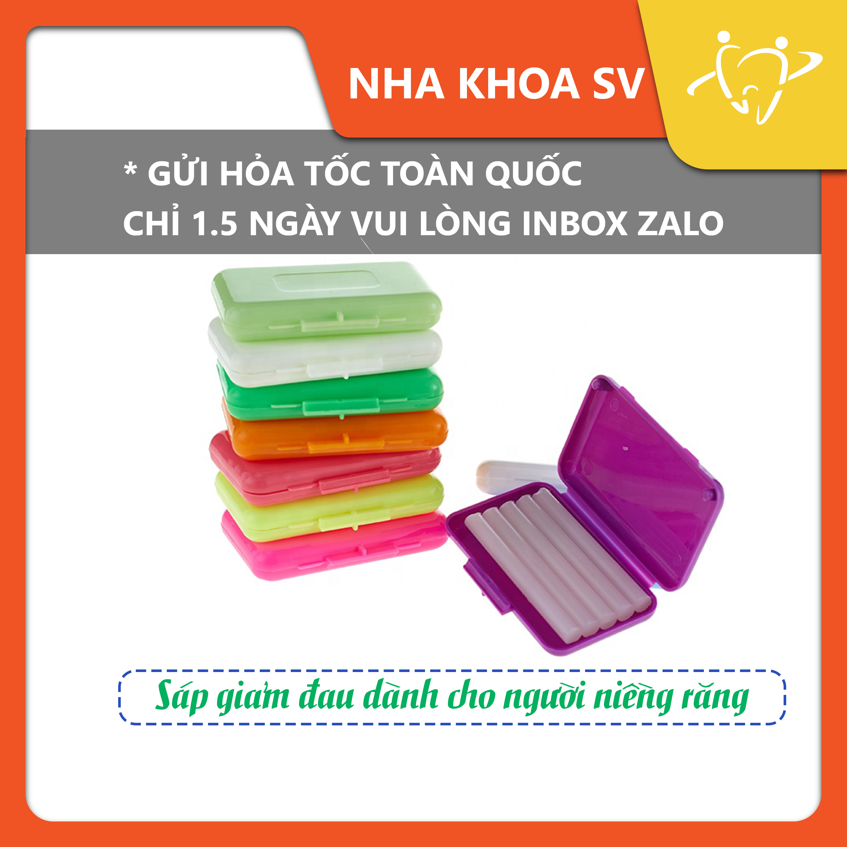 Sáp nha khoa, sáp giảm đau | sáp chỉnh nha