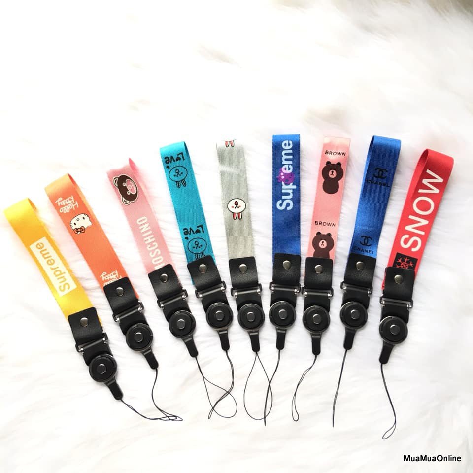 Dây đeo điện thoại, móc treo chìa khóa chất liệu vải dù đẹp