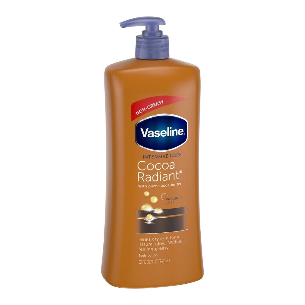 Dưỡng thể toàn thân & tay Vaseline Intensive Care Body Lotion Cocoa Radiant 600ml/947ml