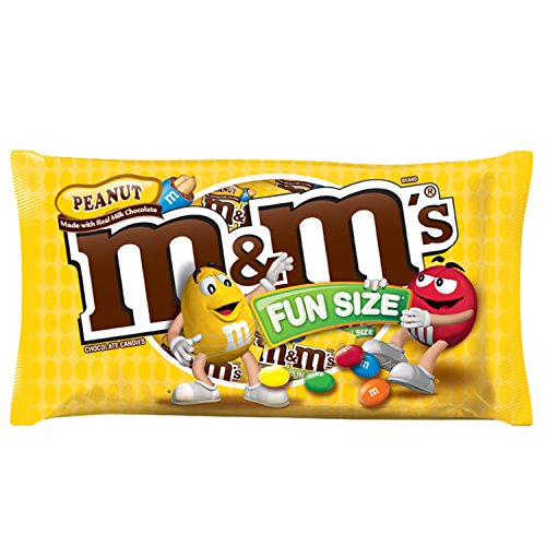 Kẹo Socola Sữa Nhân Đậu Phộng M&M s Peanut Chocolate Candy Fun Size