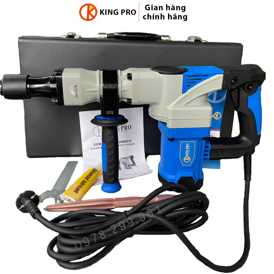 Máy chuyên đục bê tông kingpro 17 ly 1800w 17-35mm