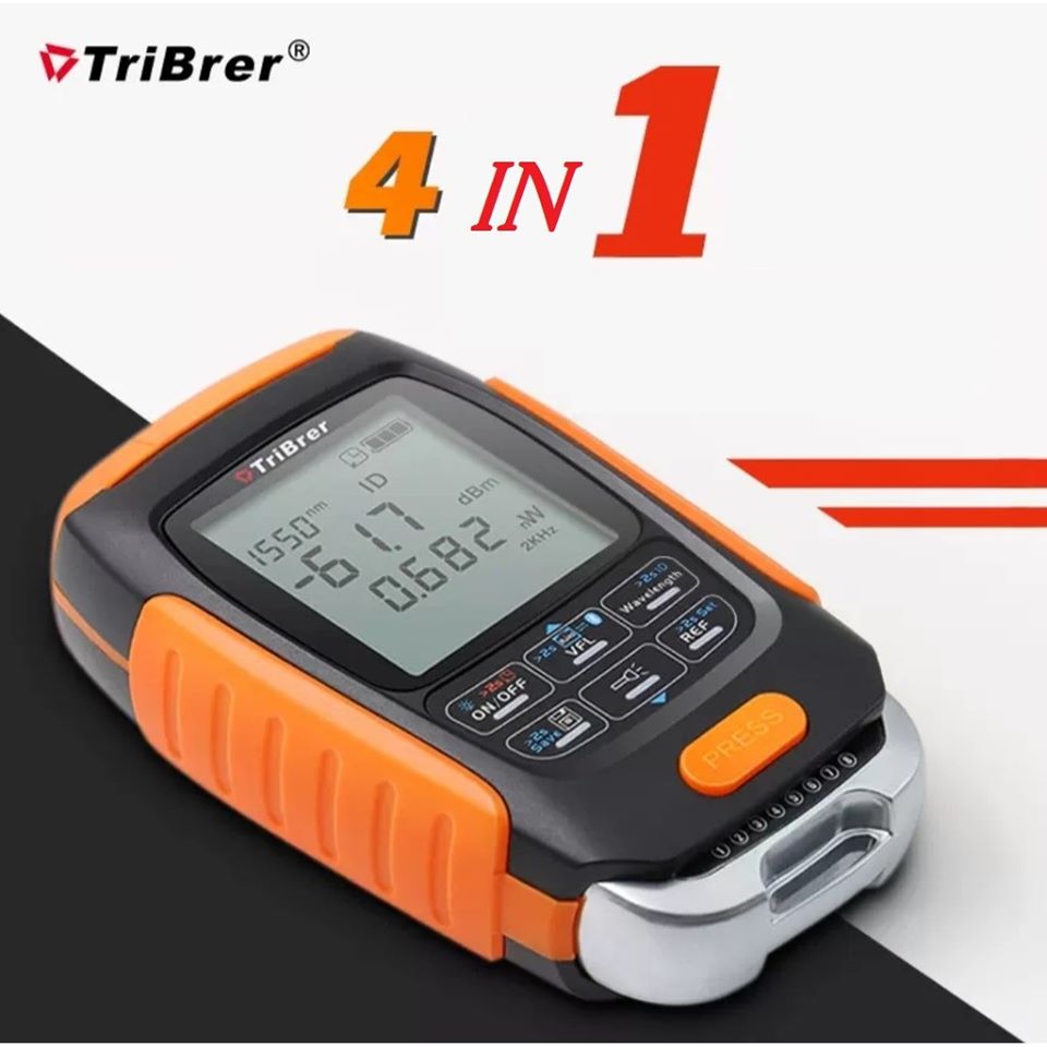 Máy đo công suất quang mini đa năng Tribrer APM58NT-V15, siêu nhỏ gọn gồm 4 tính năng