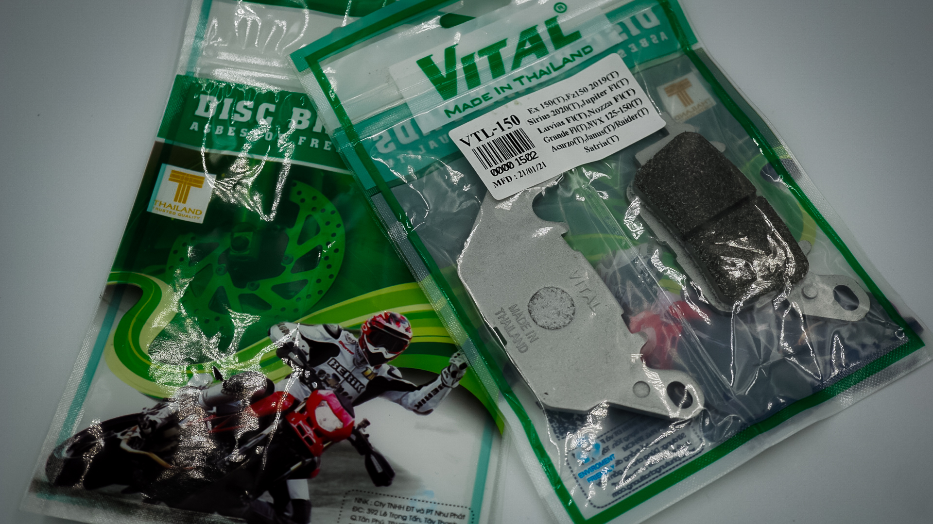 [HCM]Bố thắng đĩa dùng cho bố đĩa trước Exciter 150  Fz150 (2019)  Sirius2020  Si FI / Raider  Satria ...