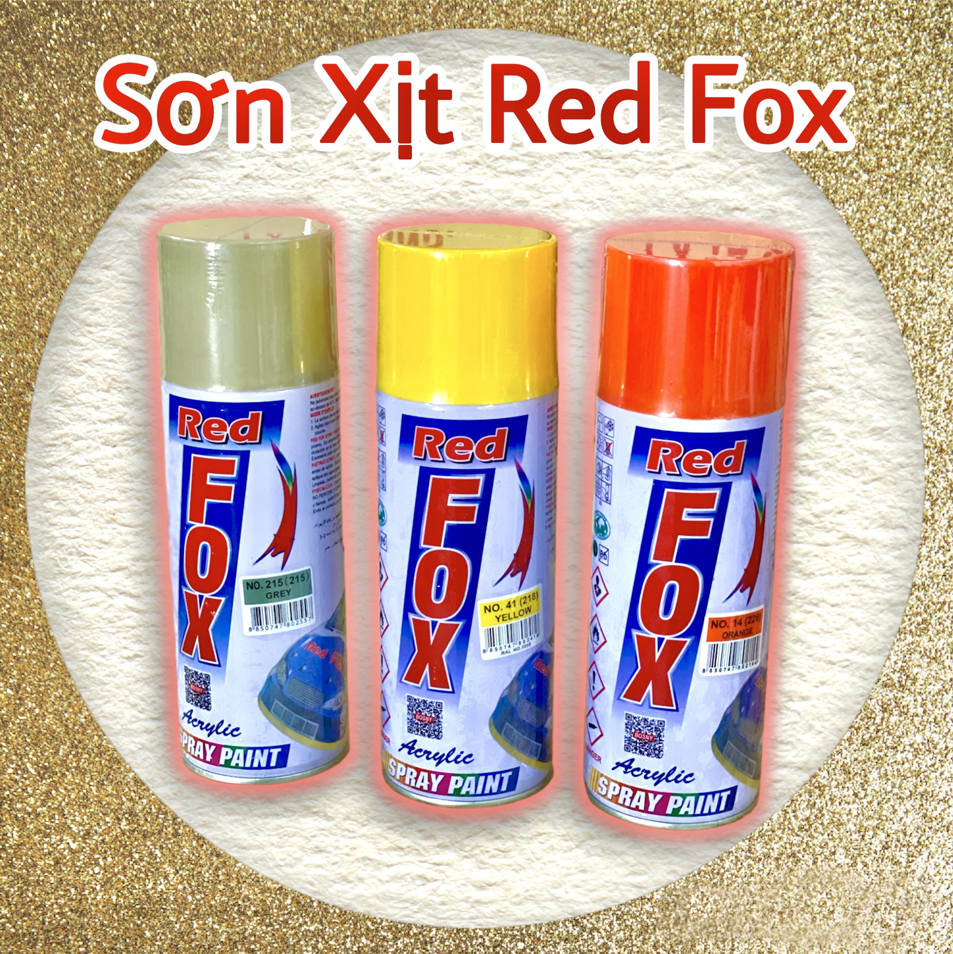Sơn xịt red fox